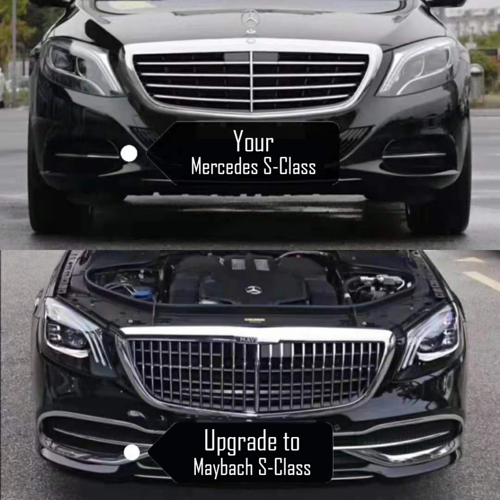 W Facelift Conversion Body Kit For Mercedes S Class To Maybach