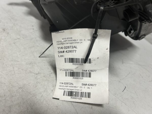 IMG_2398 2015-2018 Ford Edge SE SEL Halogen Head Lamp Driver Side Headlight With Bulb OEM