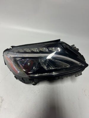 IMG_8834 2015-2018 Mercedes Benz C-Class W205 C300 LED Lighting Passenger Side Headlight OEM
