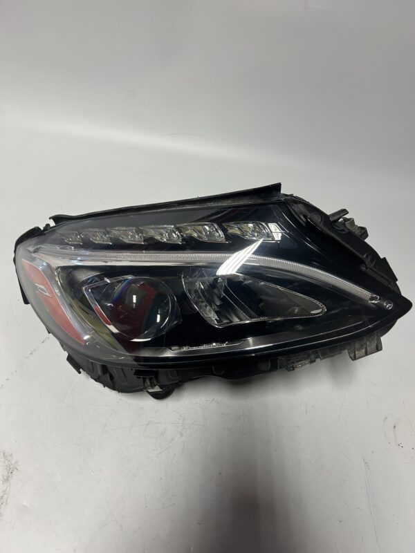IMG_8834 2015-2018 Mercedes Benz C-Class W205 C300 LED Lighting Passenger Side Headlight OEM