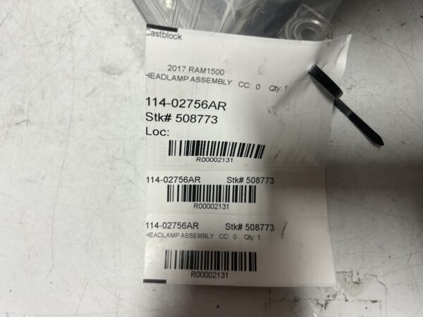 OEM 2016 2017 2018 Ram 1500 Right RH LED Headlight Chrome Lamp 68324940AD