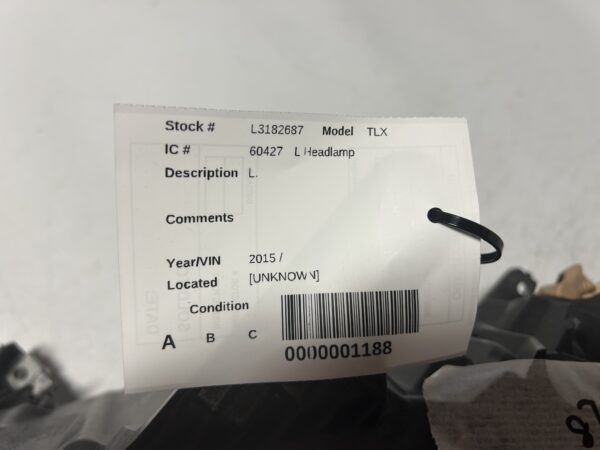 Acura TLX FULL LED Headlight Lamp Assembly Driver Left 2015-2017 OEM 33150TZ3A01