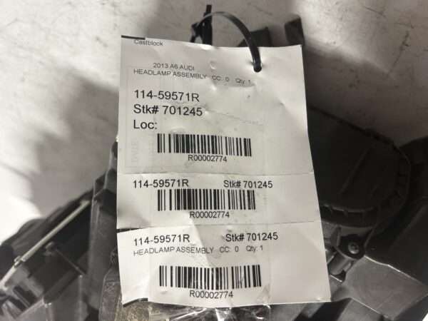 IMG_E2829 2012-2015 AUDI A6 Headlight Right Passenger HID Xenon Headlamp 4G0941044E OEM
