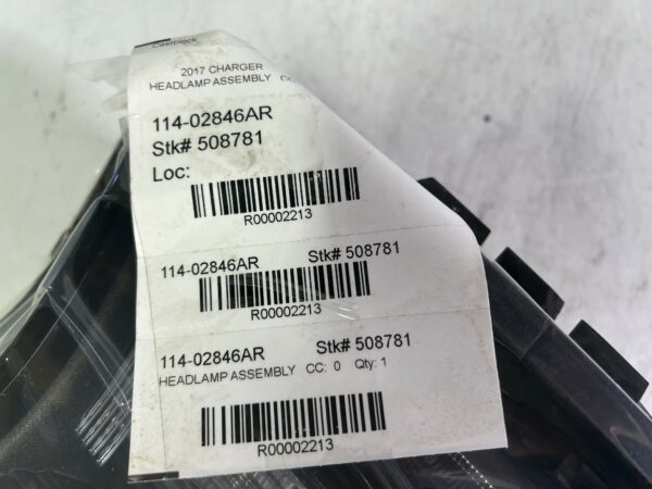 IMG_E3870 2015-2022 Dodge Charger Halogen Headlight LED DRL Right Passenger OEM