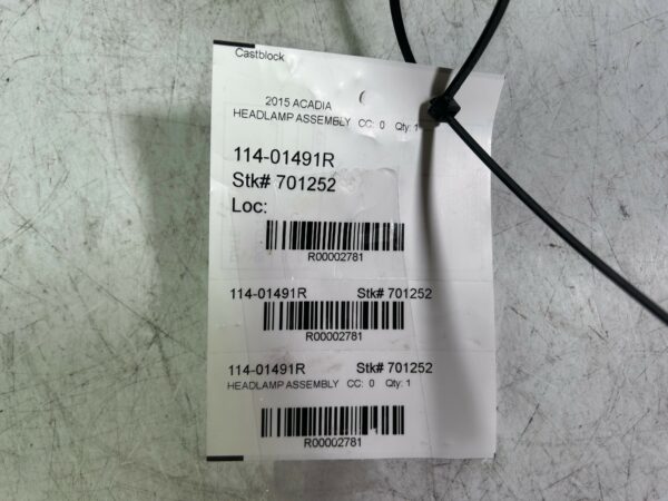 IMG_E3891 2013-2016 Gmc Acadia Led Halogen Headlight Left Driver Side OEM