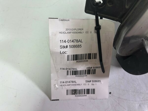 IMG_E3898 2013-2015 Ford Explorer Halogen Headlight Assembly Left Driver LH OEM