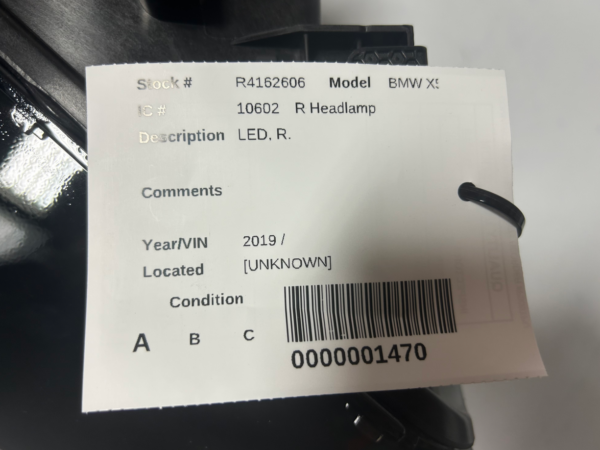 2019-2022 BMW G05 X5 FULL LED RIGHT PASSENGER SIDE HEADLIGHT OEM